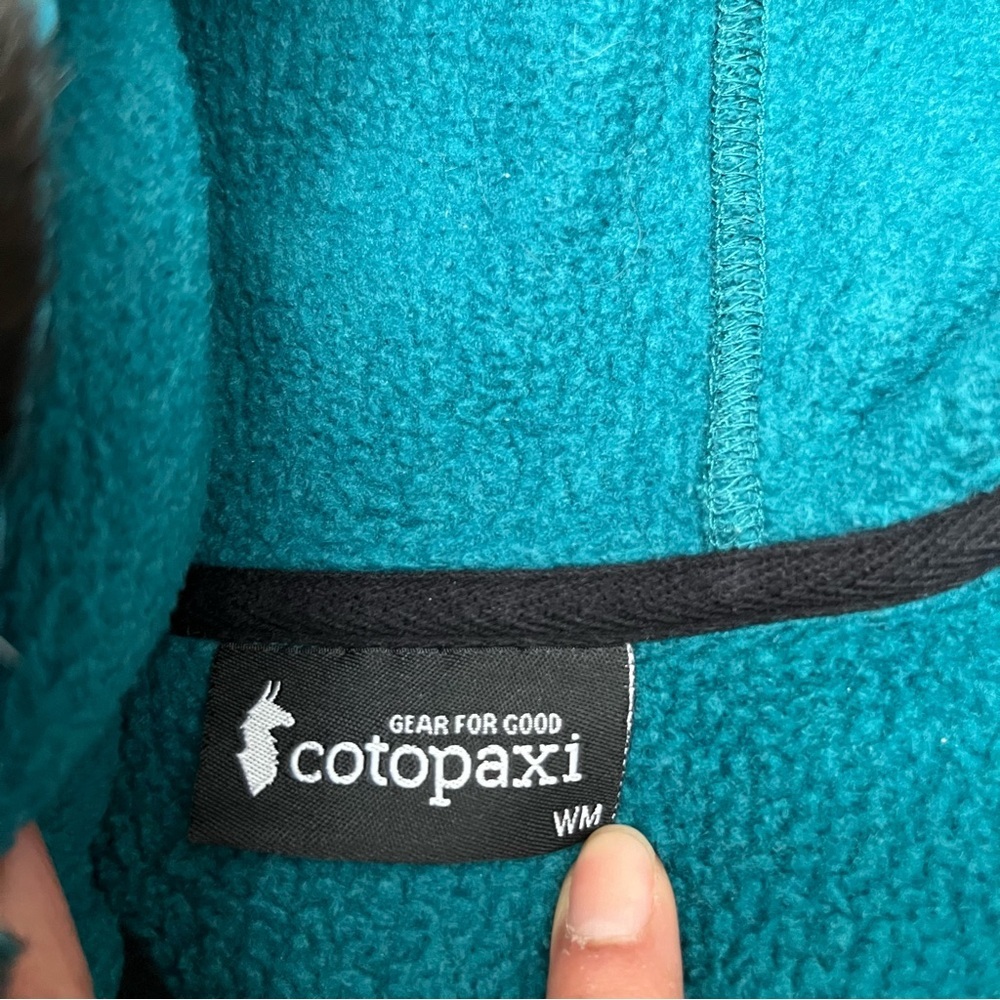Cotopaxi Women’s Full Zip Fleece Hoodie Teal Size M Gear For Good - Picture 3 of 16